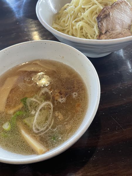 「塩つけ麺」@半チャンラーメン たまぞう 下柚木店の写真