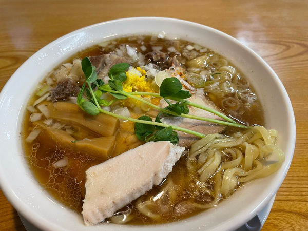 「【季節限定】新牛そば福来風味850円」@麺や 松辰の写真
