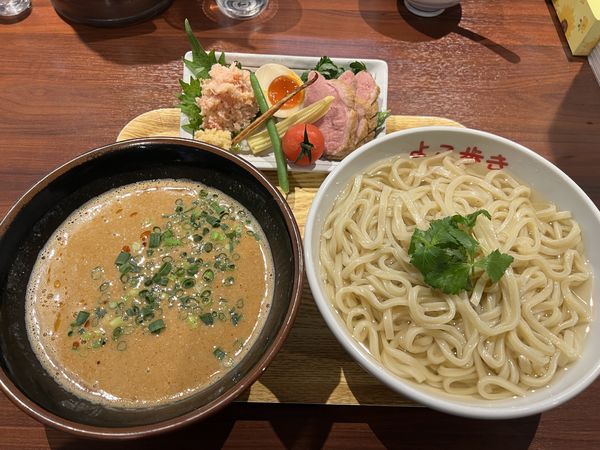 「限定・釜揚げカニ味噌つけ麺1200円」@二代目 白神 各務原店の写真