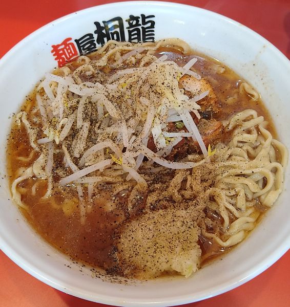 「らーめん小+たまねぎ」@麺屋 桐龍 久喜店の写真