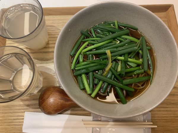 「ネギそば 900円」@石臼挽き蕎麦 あずみ野の写真