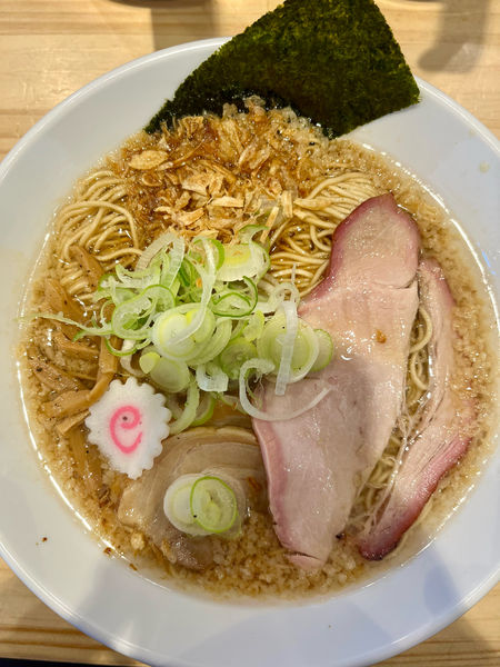 「背脂中華そば」@中華そば 貴将の写真