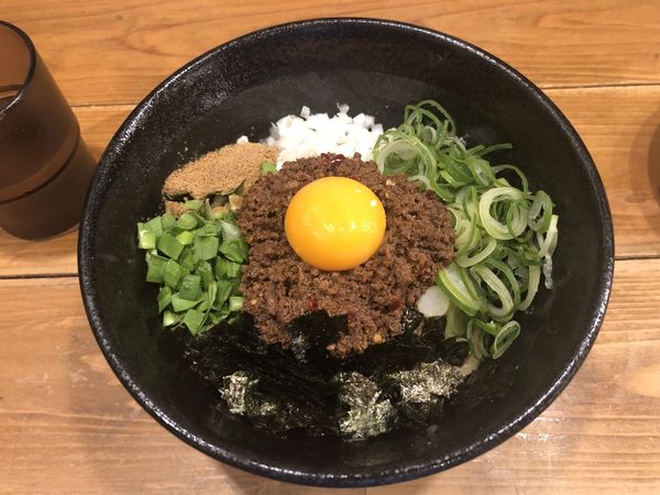 「台湾まぜそば」@豚骨ラーメンとまぜそば 池めん 浜松店の写真