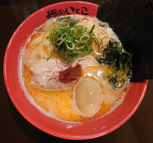 「えび塩ラーメン+味玉(950円)」@麺処 いとこ 鶴ヶ島店の写真