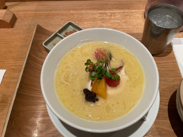 「鶏白湯Soba トリュフ仕立て」@銀座 篝 ルクア大阪店の写真