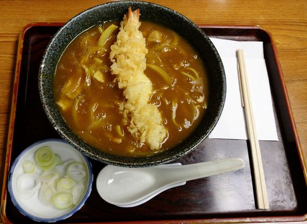 「天カレー南ばん（950円）」@やぶそばの写真