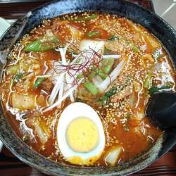 カルビ麺(小ライス付き)