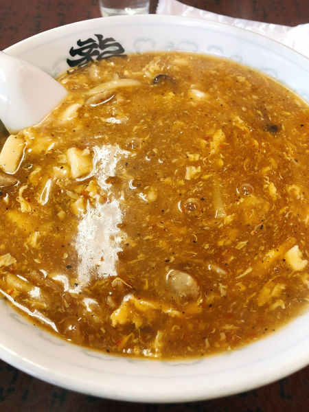 「酸辣湯麺」@中華料理 龍山の写真