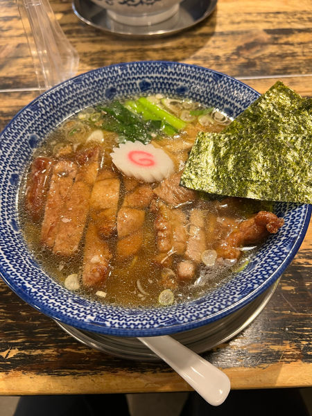 「パーコー麺　薄口醤油味」@くじら軒 横浜本店の写真