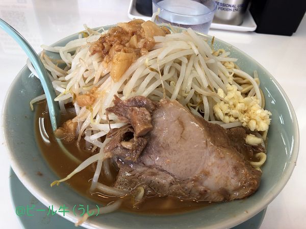 「ラーメン(850円)麺量250g」@麺屋 顎で喰らえの写真