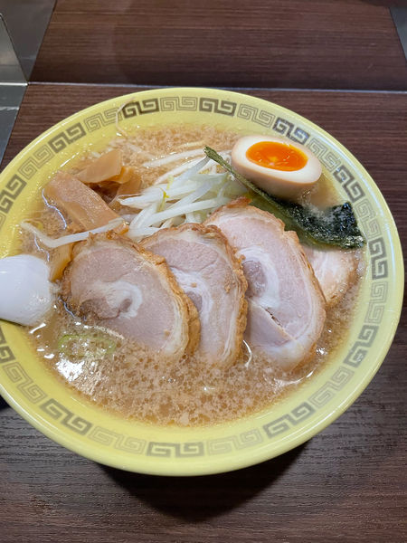 「チャーシューメン+炒飯」@江川亭 調布店の写真