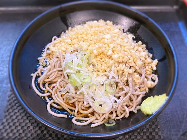 「冷したぬき¥390」@菜の花そば ペリエ西船橋店の写真