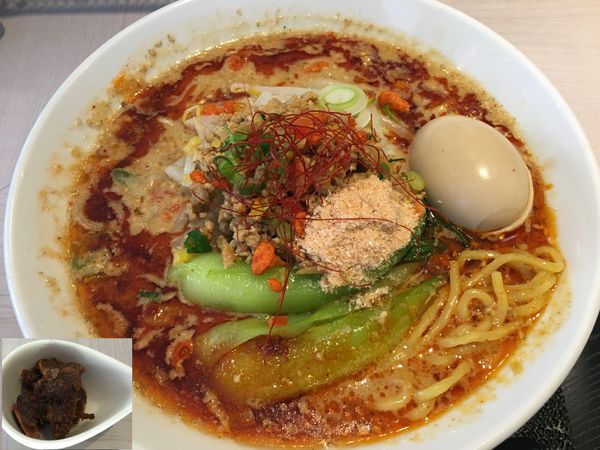 「【限定】濃厚味噌坦々麺」@仙臺らーめん 味噌 三礎の写真