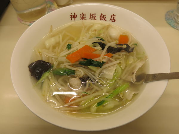 「タンメン：730円」@神楽坂飯店の写真