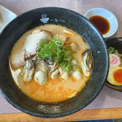 牡蠣らーめん