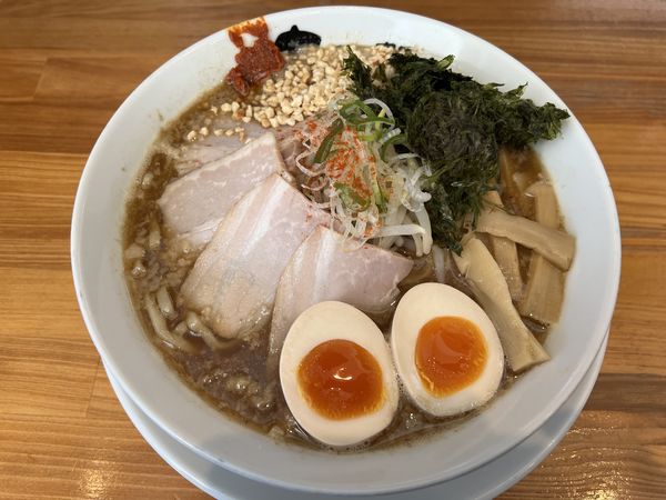 「限定味噌チャチャラーメン全のせ1250円」@ニボチャチャ！！ラーメン あらき軒の写真