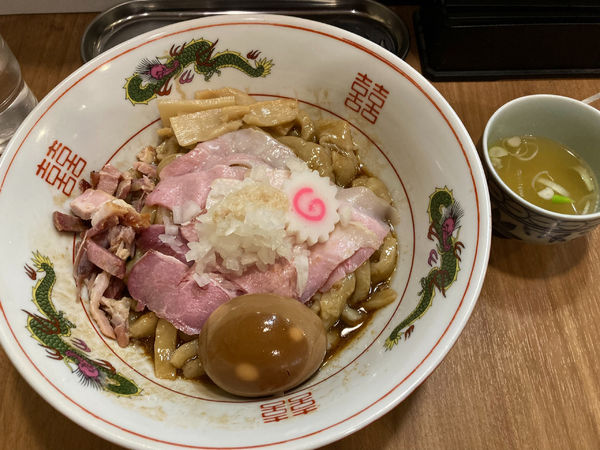 「油そば+味玉+トリュフオイルTKG  計¥1,000」@MENクライの写真