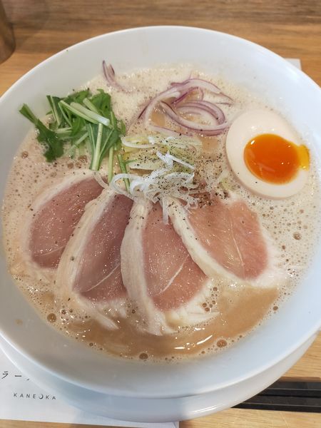 「鶏白湯」@鶏白湯専門店 カネオカラーメンの写真