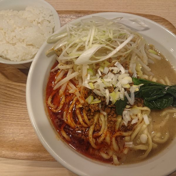 「【限定】麻辣担々麺900円、ライス小50円」@麺屋 幸生の写真