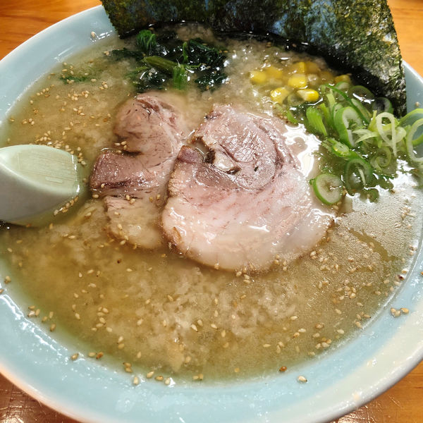 「塩ラーメン 650円 半ライス」@ラーメンショップ 足利50号店の写真