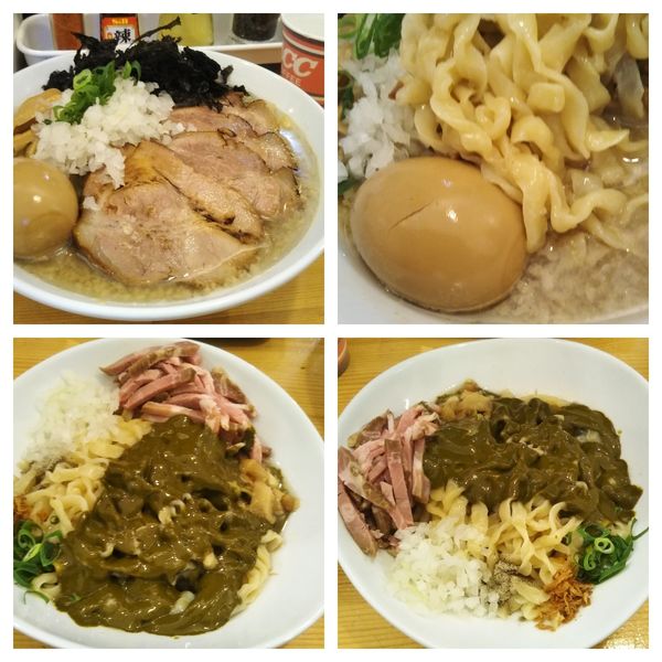 「【限定】せ・あぶら煮干ら～めん➕あわび肝ソース和え玉」@煮干らーめん 川むらの写真