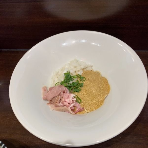 「あんこう和え玉」@寿製麺 よしかわ 西台駅前店の写真