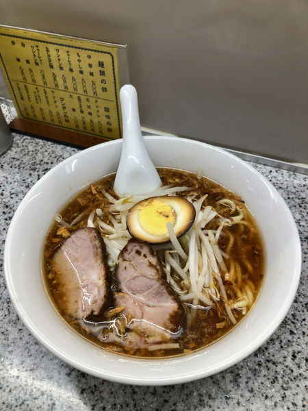 「中華麺 麺半分 700円」@中華麺店 喜楽の写真