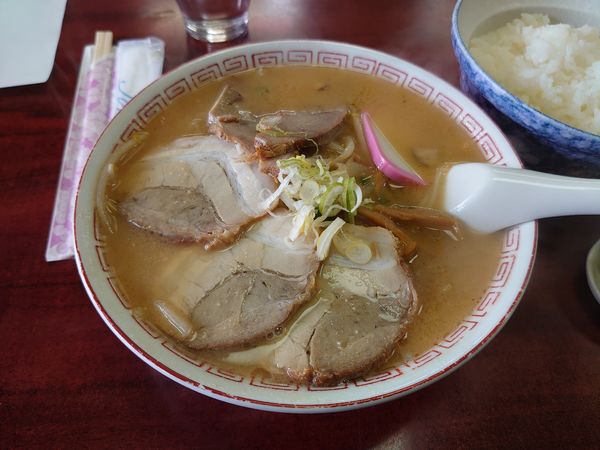 「味噌チャーシュー麺」@むつみ食堂の写真
