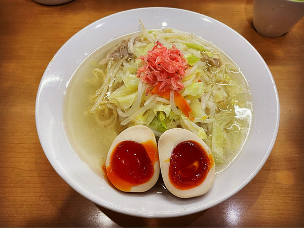 「限定　朝の海老塩タンメン」@麺や 遊大の写真