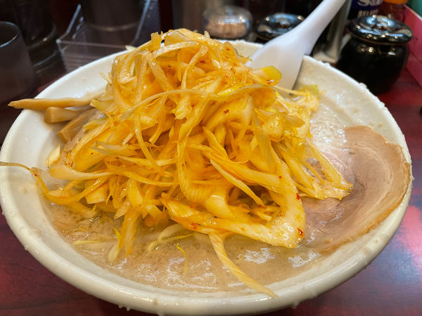 「辛ネギラーメン　ギトギト」@こってりらーめん なりたけ TOKYOの写真