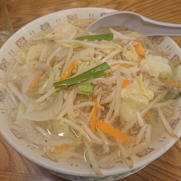 「タンメン小550円、餃子3ヶ330円他」@みゆき食堂の写真