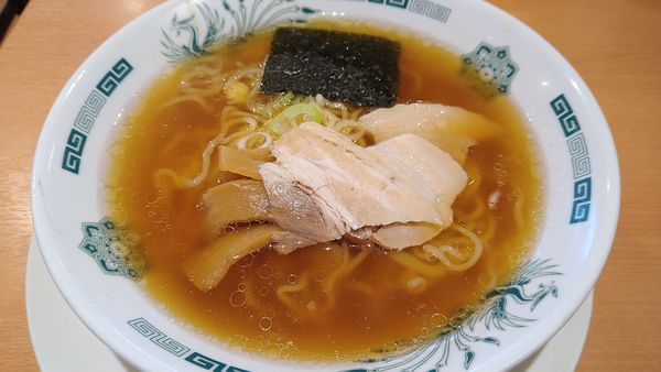 「中華そば」@熱烈中華食堂 日高屋 つつじヶ丘店の写真