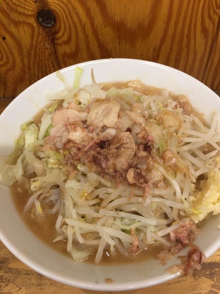「小ラーメン　750円」@ラーメン二郎 前橋千代田町店の写真