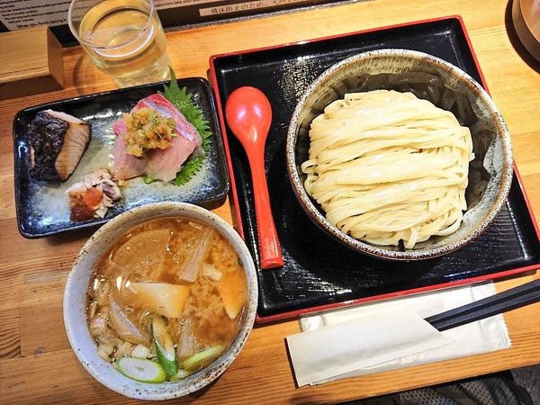 「創作味噌つけ麺「高知県土佐清水産 間八」」@ラーメン 巌哲の写真