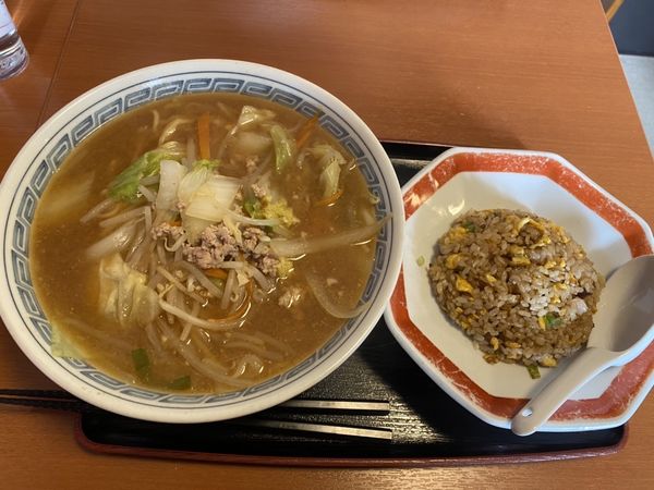 「味噌半チャン」@中華料理 幸楽の写真