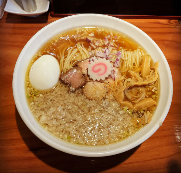 「こってり味玉中華」@麺や あがつまの写真