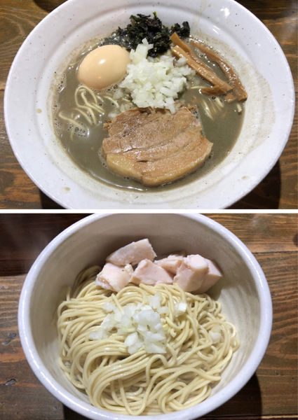 「【季節限定】濃厚煮干＋味付和え玉」@ラーメン屋ジョンの写真