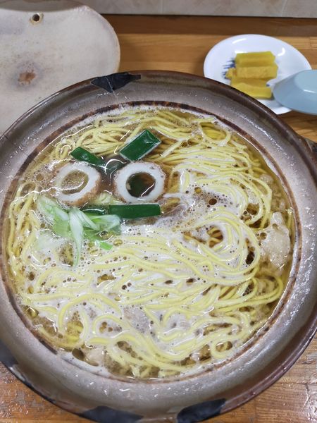 「なべ焼きラーメン」@橋本食堂の写真