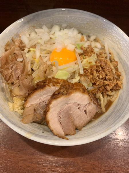 「ラーメン　汁なし　全て少なめ」@麺屋 づかちゃんの写真