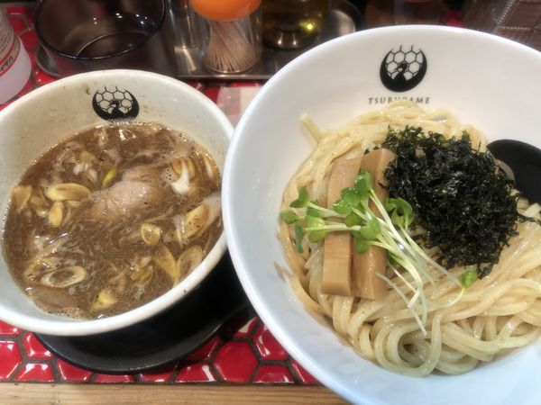 「魚介醤油つけ麺・大（930円）」@京つけめん つるかめ 本店の写真
