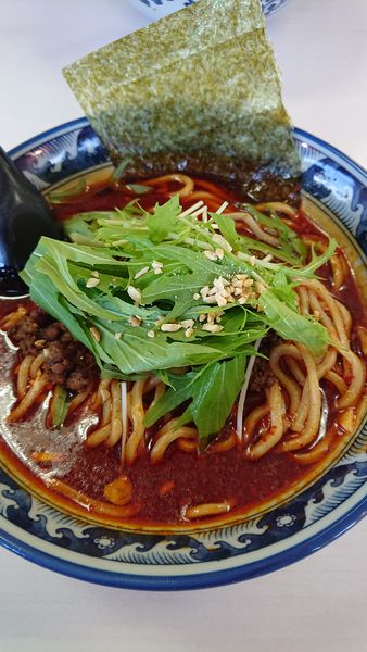 「辛口太麺」@あぢとみ食堂の写真