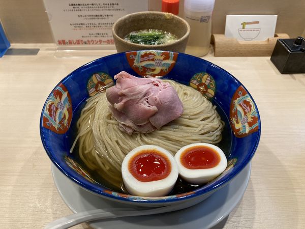 「特製鰹昆布水つけめん」@つけめん金龍の写真