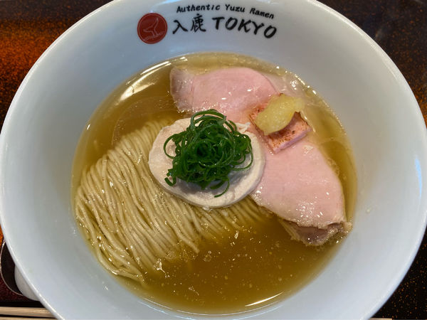 「柚子塩らぁ麺」@入鹿TOKYOの写真