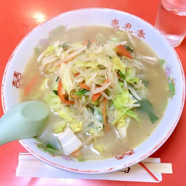 「タンメン。¥670。火曜日は大盛りサービス。」@恵礼香の写真