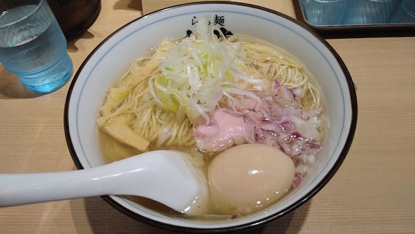 「ポルチーニ茸香る味玉塩らぁ麺¥900-」@らぁ麺 凱哉の写真