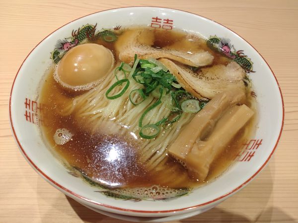 「中華そば味玉(９２０円)」@京紫灯花繚乱 蒲田店の写真