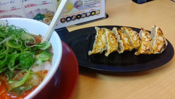 「サービス券、ぴり辛餃子」@ラーメン横綱 豊川店の写真
