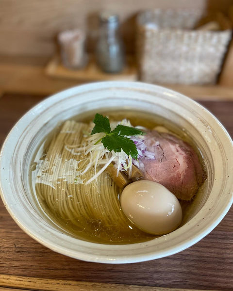 「白醤油特製中華そば 1000円」@中華そば 心の写真