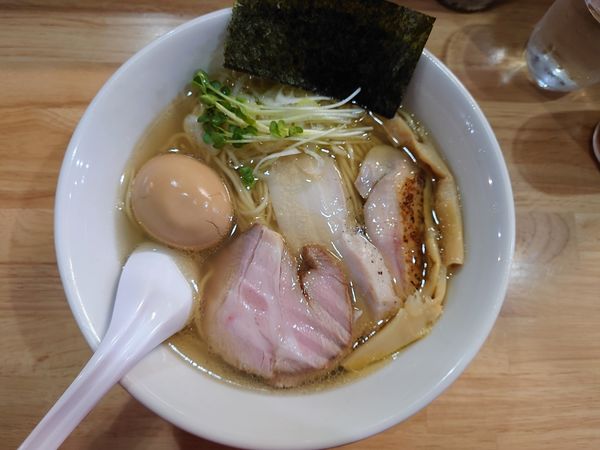 「特製香味そば・塩」@麺屋 白鷺 -shirasagi-の写真