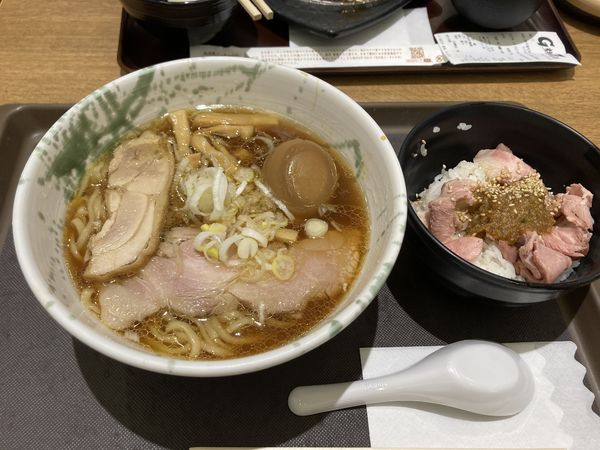 「ラーメン醤油　味玉　タレ丼」@G麺7-01の写真